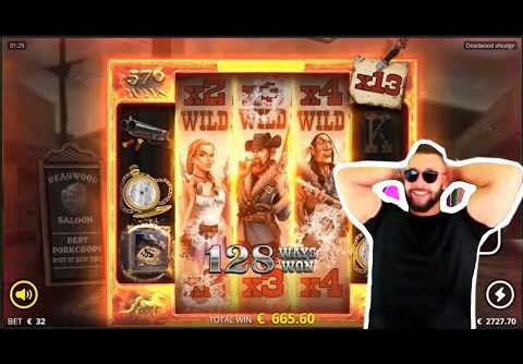 TOP 5 Biggest Wins on Deadwood xNudge Slot! He Got the 109.000€ WORLD RECORD WIN!!!