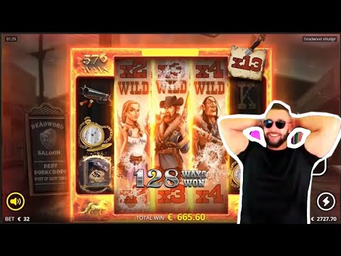 TOP 5 Biggest Wins on Deadwood xNudge Slot! He Got the 109.000€ WORLD RECORD WIN!!!