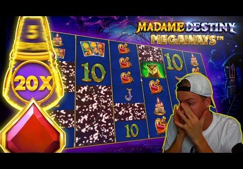 20X BONUS ON MADAME DESTINY MEGAWAYS SLOT! (Big Win)