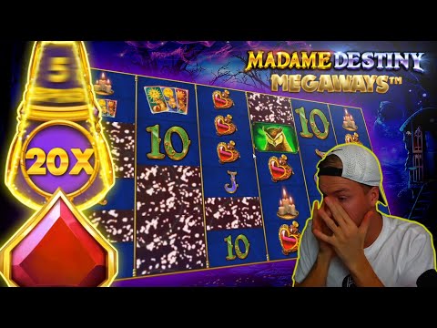 20X BONUS ON MADAME DESTINY MEGAWAYS SLOT! (Big Win)