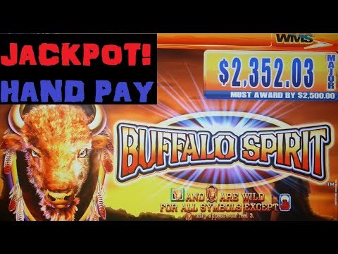 HIGH LIMIT JACKPOT HAND PAY!  2 PROGRESSIVES on BUFFALO SPIRIT Slot Machine – SUPER BIG WIN!