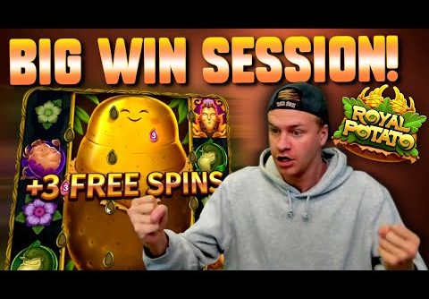 Big Win Session on Royal Potato Slot