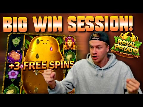 Big Win Session on Royal Potato Slot