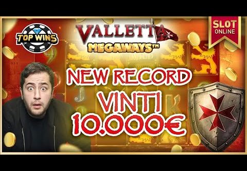 💥SLOT ONLINE ITA🎰💥VINCITA RECORD ALLA VALLETTA MEGAWAYS!!💥! VINTI 10000€ 🎰📸😎