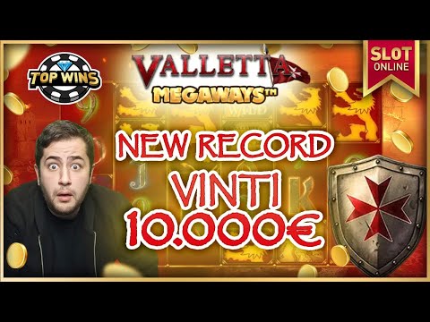 💥SLOT ONLINE ITA🎰💥VINCITA RECORD ALLA VALLETTA MEGAWAYS!!💥! VINTI 10000€ 🎰📸😎