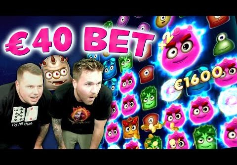 €40 BETS | CLOSE to Really Big Win on Reactoonz!!