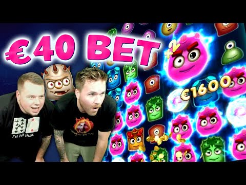 €40 BETS | CLOSE to Really Big Win on Reactoonz!!
