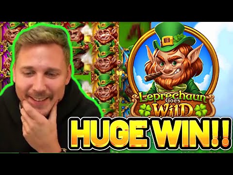 HUGE WIN!!! LEPRECHAUNS WILD BIG WIN – €5 bet on Casino slot from CasinoDaddys stream