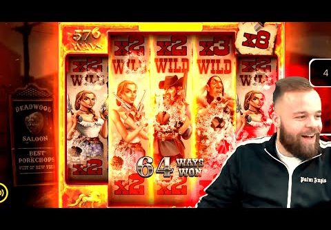 NEW WORLD RECORD WIN +500.000€ on Deadwood slot – Casino Slots Big Wins