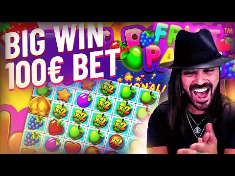 Streamer Big win on Fruit Party Slot – Top 5 Biggest Wins of week