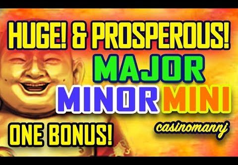 🤑 HUGE! & PROSPEROUS!🤑 🎅 MAJOR – MINOR – MINI JACKPOT WIN – ONE BONUS! 🎅- Slot Machine Bonus