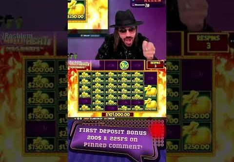 CHILI HEAT Slot ROSHTEIN RECORD WIN #Streamers Biggest Wins #shorts