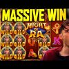 MIGHT of RA *MASSIVE WIN* – New Slots Bonuses Big Wins!