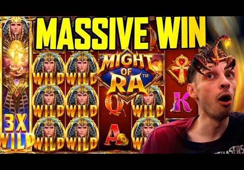 MIGHT of RA *MASSIVE WIN* – New Slots Bonuses Big Wins!