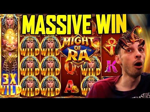 MIGHT of RA *MASSIVE WIN* – New Slots Bonuses Big Wins!