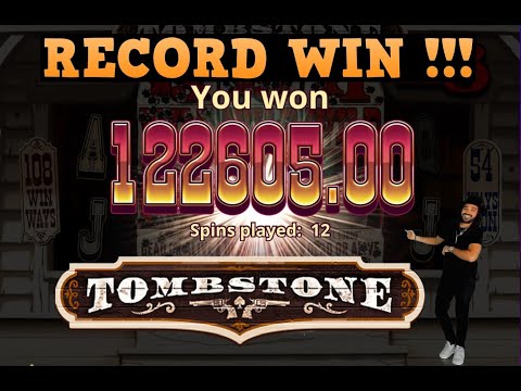 ROSHTEIN RECORD WIN 122.605€ – TOMBSTONE Bounty Spins!!!