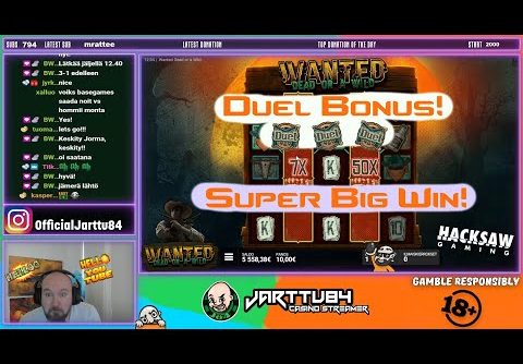 Duel Bonus!! Super Big Win From Wanted Dead Or A Wild!!