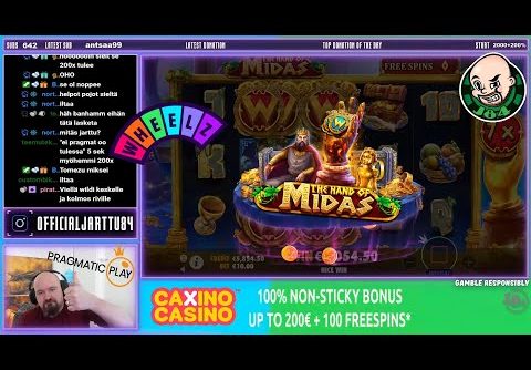 Big Win From The Hand Of Midas Slot!!