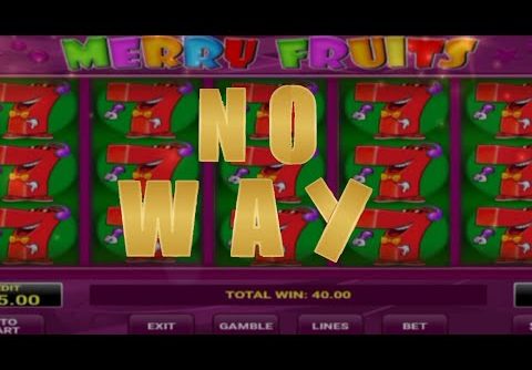 MERRY FRUITS SLOTS 🔥🔥 CASINO BIG WIN / NO WAY 😱🤐 لكم التعليق في النهاية