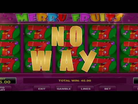 MERRY FRUITS SLOTS 🔥🔥 CASINO BIG WIN / NO WAY 😱🤐 لكم التعليق في النهاية