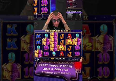 STREAMERS BIG WIN on Buffalo King Slot  Streamers Biggest Wins #shorts