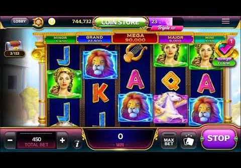 Caesars Slots Free Casino – Wheel of Zeus – 2 Mega Win/4 Big Wins – 33480 Coins Earned, L’ets Go !