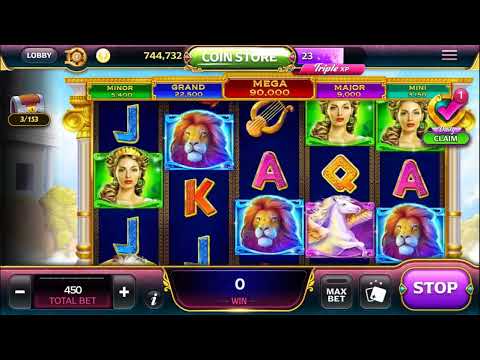 Caesars Slots Free Casino – Wheel of Zeus – 2 Mega Win/4 Big Wins – 33480 Coins Earned, L’ets Go !