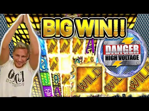 HUGE WIN! DANGER HIGH VOLTAGE BIG WIN – €10 bet on CASINO Slot from CasinoDaddys LIVE STREAM