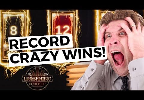 Lightning Roulette ⚡ Record Wins Compilation ⚡ Roulette JACKPOT Hits!