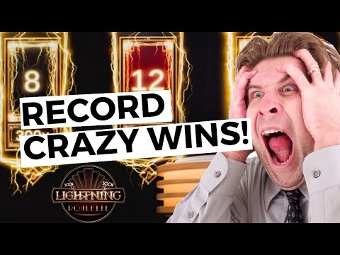 Lightning Roulette ⚡ Record Wins Compilation ⚡ Roulette JACKPOT Hits!