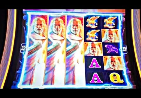 BIG WIN! NEW ZEUS Slot Machine at Harrah’s Laughlin!