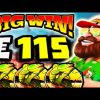 BIGGER BASS BONANZA 🐟 SLOT MEGA BIG WIN 😱 BONUS HUNT OPENING €115 MAX BET & MASSIVE FISH OMG‼️