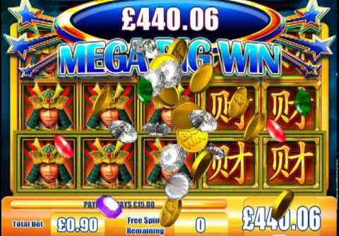 £450.15 MEGA BIG WIN ON SAMURAI MASTER™ ONLINE SLOT GAME ON JACKPOT PARTY®