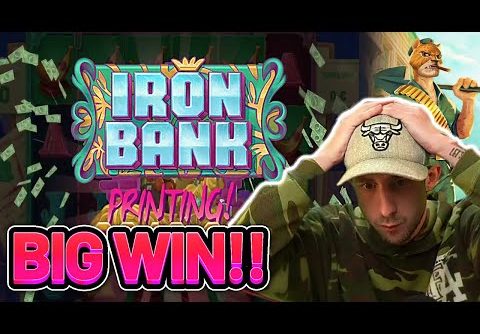 BIG WIN!! IRON BANK BIG WIN – Casino Slot from CasinoDaddys stream