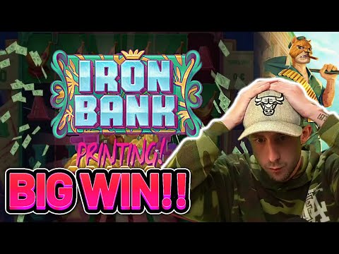 BIG WIN!! IRON BANK BIG WIN – Casino Slot from CasinoDaddys stream
