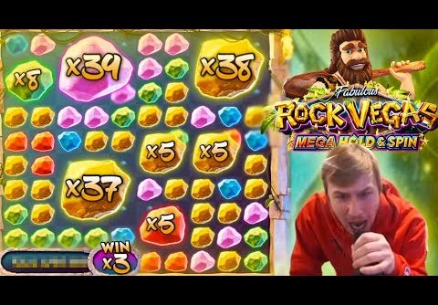 WORLD RECORD WIN ON BRAND NEW ROCK VEGAS SLOT!