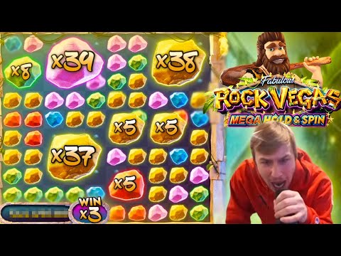 WORLD RECORD WIN ON BRAND NEW ROCK VEGAS SLOT!