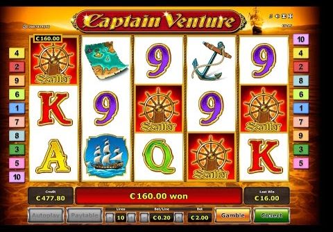 Captain Venture Slot – Big Win – €2 Bet – Novomatic