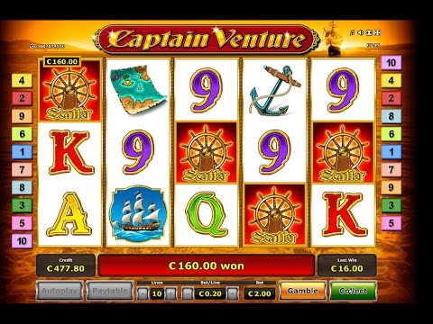 Captain Venture Slot – Big Win – €2 Bet – Novomatic