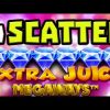 NEW EXTRA JUICY MEGAWAYS 🍓 SLOT BIG WINS  I DROPPED THE 6 SCATTER 😱 BONUS & MAX SPINS OMG‼️