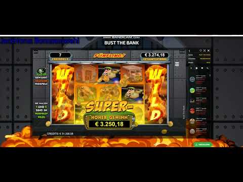 Mega Win on Bust the Bank Slot