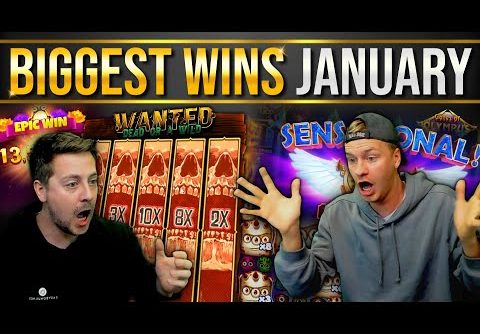 Top 10 BIGGEST Slot & Casino Wins of January!