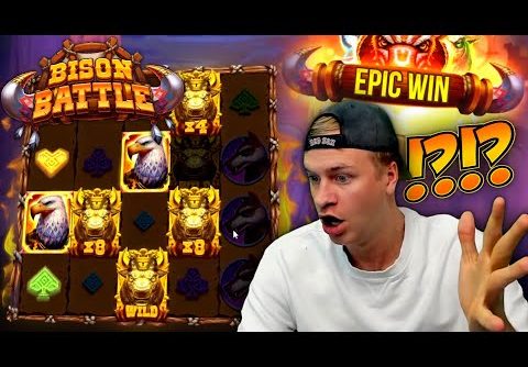 SUPER BIG WIN ON BISON BATTLE! 💥 (New Slot)