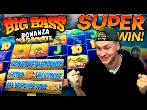 Big Bass Bonanza Megaways MAX LEVEL!  (Mega Big Slot Win)