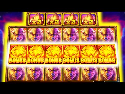 BUFFALO KING MEGAWAYS 🤑 SLOT RARE 🔥 6 SCATTER BONUS 🔥 MEGA BIG WINS OMG MUST SEE‼️