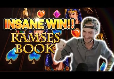 INSANE WIN! RAMSES BOOK BIG WIN – CASINO Slot from CasinoDaddys LIVE STREAM