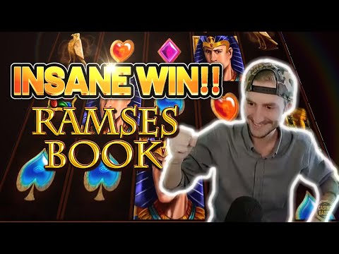 INSANE WIN! RAMSES BOOK BIG WIN – CASINO Slot from CasinoDaddys LIVE STREAM