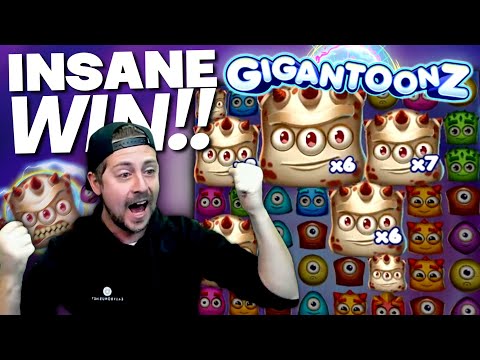 INSANE BIG WIN ON NEW GIGANTOONZ SLOT! 🚨 (Reactoonz 3)