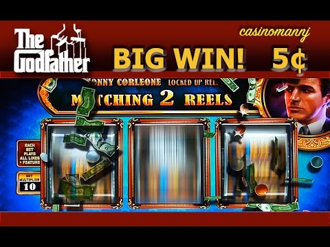 5-cent! – THE GODFATHER Slot Machine – BIG WIN! – Slot Machine Bonus