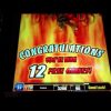 Big Win! Blazing Peppers slot machine bonus round at Empire City casino